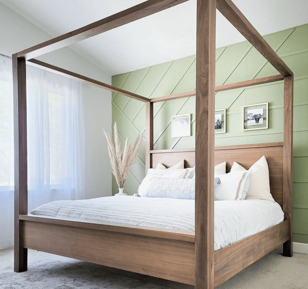 Modern Farmhouse Canopy Bed Ana White